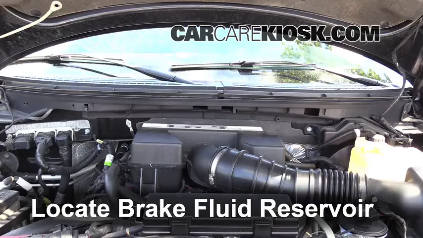 2010 Ford F-150 SVT Raptor 6.2L V8 Brake Fluid Add Fluid